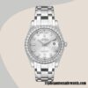 replica automatic Rolex Pearlmaster Unisex 18946 Rolex Calibre 2836/2813 Automatic Silver Dial - Image 2