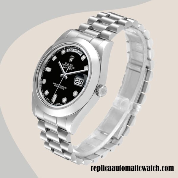 replica automatic Rolex Day-Date 218206 Rolex Calibre 2836/2813 Men's Automatic 15mm - Image 3
