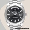 replica automatic Rolex Day-Date 228206 Rolex Calibre 2836/2813 Men's Automatic Silver-tone