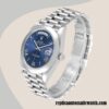 replica automatic Rolex Day-Date 228206 Men's Rolex Calibre 2836/2813 Blue Dial - Image 3