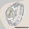 replica automatic Rolex Day-Date Men's Rolex Calibre 2836/2813 m228206-0034 Silver-tone Hands and Markers - Image 3