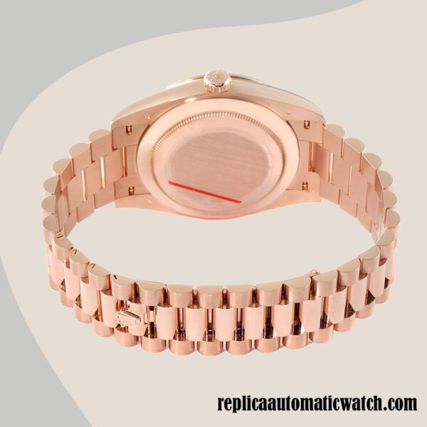 replica automatic Rolex Day-Date Rolex Calibre 2836/2813 Men's m228345rbr-0006 Rose Gold-tone Automatic - Image 4