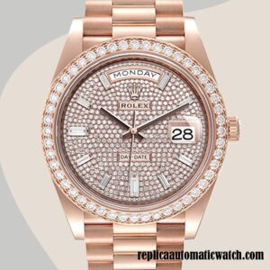 replica automatic Rolex Day-Date Men's Rolex Calibre 2836/2813 m228345rbr-0002 15mm
