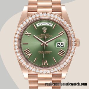 replica automatic Rolex Day-Date Rolex Calibre 2836/2813 Men's m228345rbr-0011