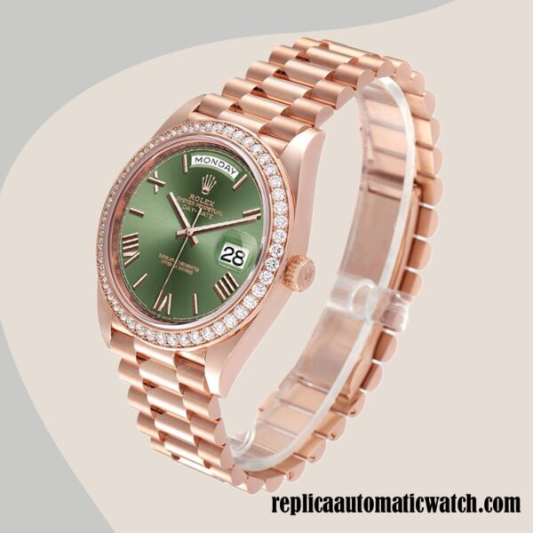 replica automatic Rolex Day-Date Rolex Calibre 2836/2813 Men's m228345rbr-0011 - Image 3