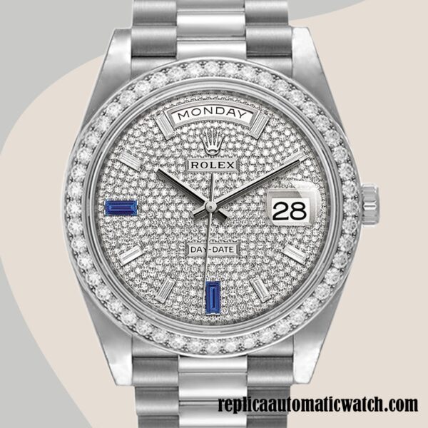 replica automatic Rolex Day-Date Men's Rolex Calibre 2836/2813 m228349rbr-0036 15mm