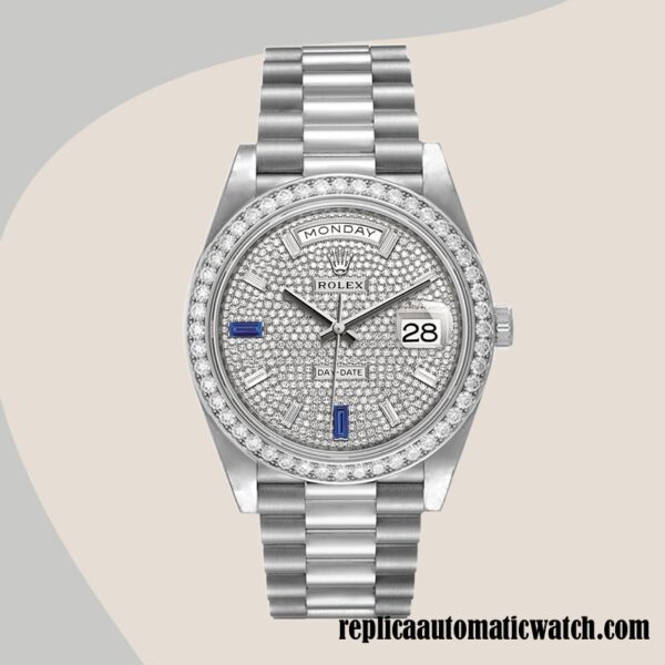 replica automatic Rolex Day-Date Men's Rolex Calibre 2836/2813 m228349rbr-0036 15mm - Image 2