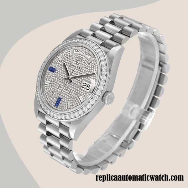 replica automatic Rolex Day-Date Men's Rolex Calibre 2836/2813 m228349rbr-0036 15mm - Image 3
