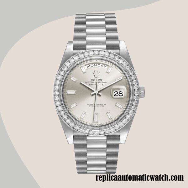 replica automatic Rolex Day-Date Men's Rolex Calibre 2836/2813 m228349rbr-0001 15mm - Image 2