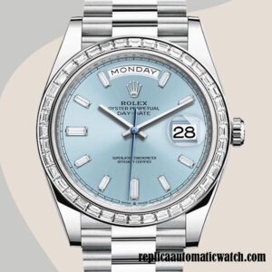 replica automatic Rolex Day-Date Men's Rolex Calibre 2836 m228396tbr-0002