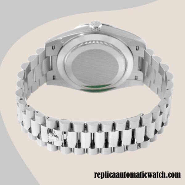 replica automatic Rolex Day-Date 228396 Rolex Calibre 2836 Men's Blue Dial - Image 4