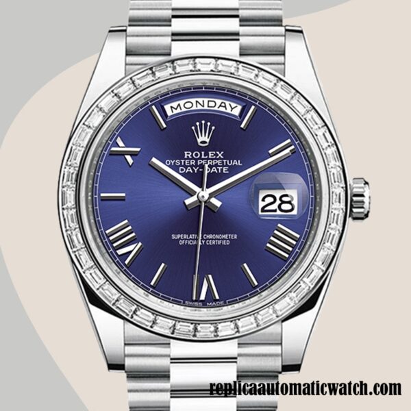 replica automatic Rolex Day-Date Rolex Calibre 2836 m228396tbr-0026 Men's Automatic