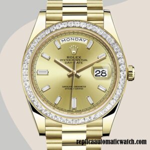 replica automatic Rolex Day-Date 228398TBR-0002 Rolex Calibre 2836/2813 Men's Automatic