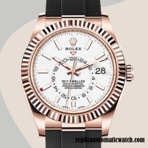 replica automatic Rolex Sky-Dweller Men's Rolex Calibre 9015/Mingzhu Engine m326235-0004 Black-tone Around 15mm