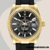 replica automatic Rolex Sky-Dweller m326238-0009 Rolex Calibre 9015/Mingzhu Engine Men's Around 15mm Automatic