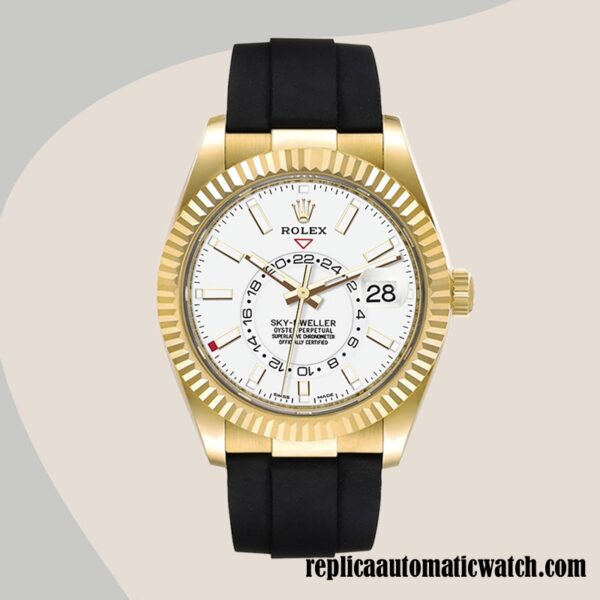replica automatic Rolex Sky-Dweller m326238-0006 Rolex Calibre 9015/Mingzhu Engine Men's Automatic - Image 2
