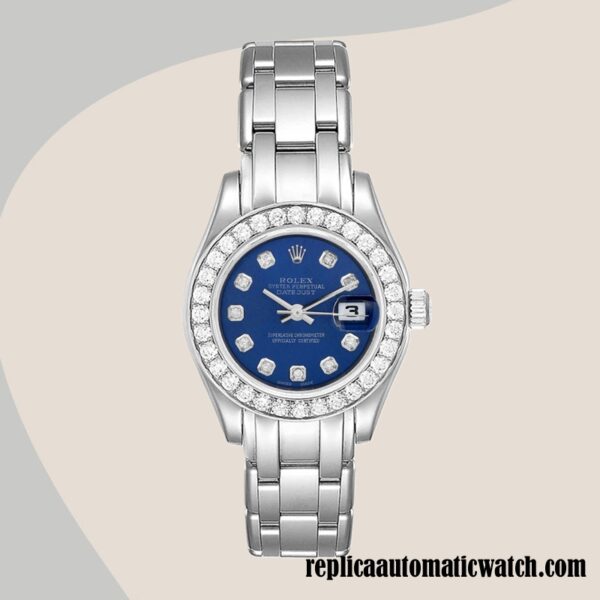 replica automatic Rolex Pearlmaster Rolex Calibre 2813 Ladies 80299-72949 - Image 2