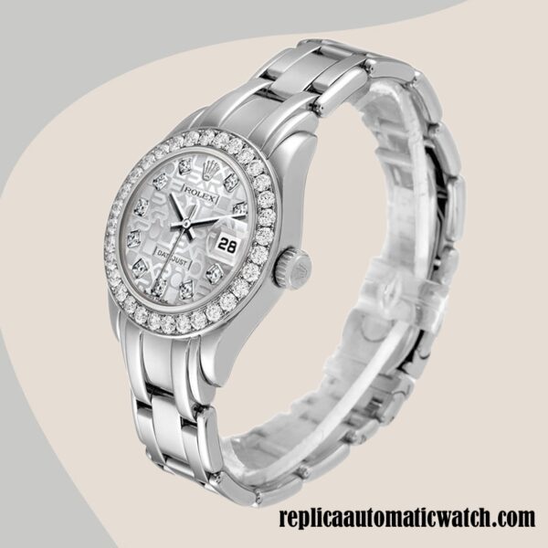 replica automatic Rolex Pearlmaster Rolex Calibre 2813 Ladies 80299-0073 Around 18mm - Image 3