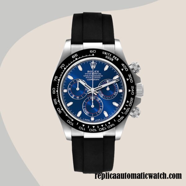 replica automatic Rolex Daytona Men's 116519 Rolex Calibre 7750/Mingzhu Engine Blue Dial Hands and Markers - Image 2
