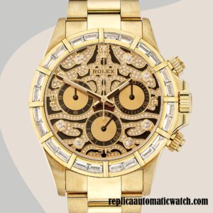 replica automatic Rolex Daytona Men's Mingzhu Engine 116568 Automatic Champagne Dial