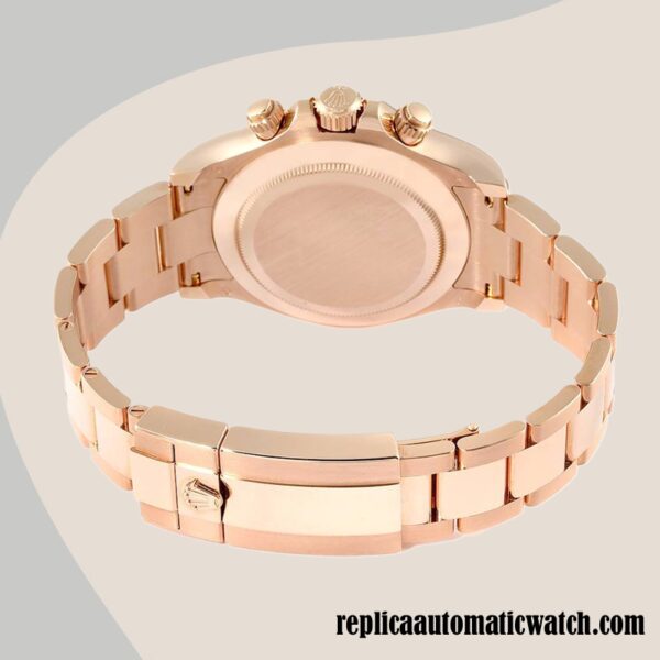 replica automatic Rolex Daytona 116568 Men's Mingzhu Engine Rose Gold Dial - Image 4