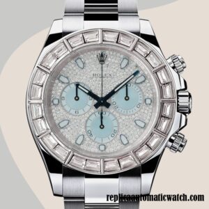 replica automatic Rolex Daytona Mingzhu Engine Men's 116576 Diamond Paved Dial Automatic
