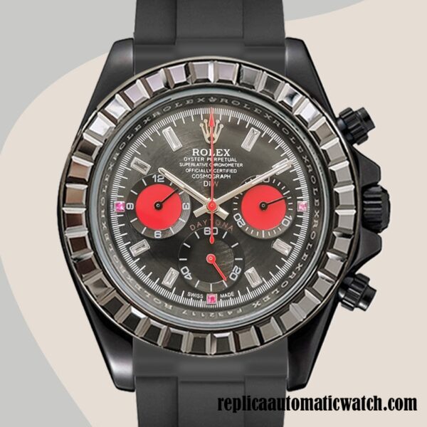 replica automatic Rolex Daytona 116589 Men's Mingzhu Engine 15mm Black-tone