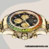 replica automatic Rolex Daytona Men's Rolex Calibre 7750/Mingzhu Engine 116598 Black Dial - Image 3
