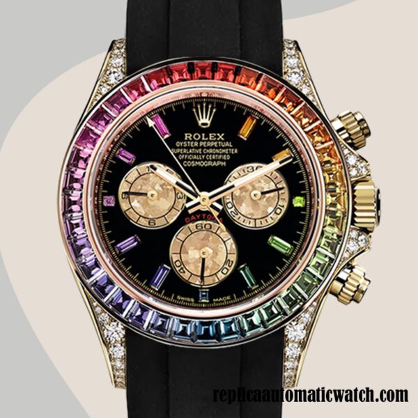 replica automatic Rolex Daytona 116598 Men's Rolex Calibre 7750/Mingzhu Engine Automatic