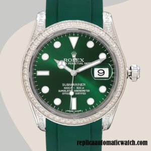 replica automatic Rolex Submariner 116610 Men's Rolex Calibre 2813 Green Dial