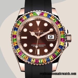 replica automatic Rolex Yacht-Master Rolex Calibre 2836/2813 116695 Men's Brown Dial