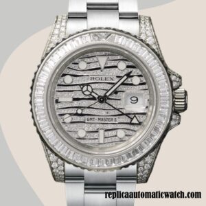 replica automatic Rolex GMT-Master II Men's Rolex Calibre 2813 116769 Silver-tone