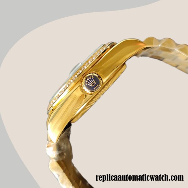replica automatic Rolex Day-Date 118348 Men's Rolex Calibre 2813 Gold-tone Automatic - Image 3