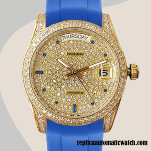 replica automatic Rolex Day-Date Men's Rolex Calibre 2813 118388 13mm Champagne Dial