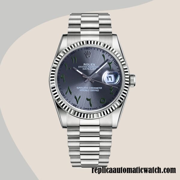 replica automatic Rolex Datejust Rolex Calibre 2836/2813 Men's 126334 Automatic Hands - Image 2