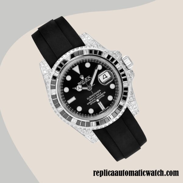 replica automatic Rolex Submariner Men's Rolex Calibre 2836/2813 126610 14mm Black-tone - Image 3