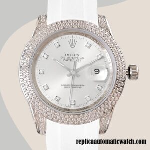 replica automatic Rolex Datejust Men's Rolex Calibre 2813 16234 White-tone 13mm