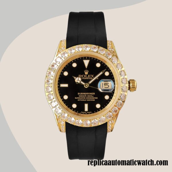 replica automatic Rolex Submariner 16613 Rolex Calibre 2813 Men's 13mm - Image 2