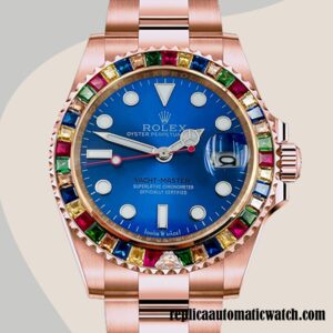 replica automatic Rolex Yacht-Master Men's 116695 Rolex Calibre 2813 Automatic Blue Dial
