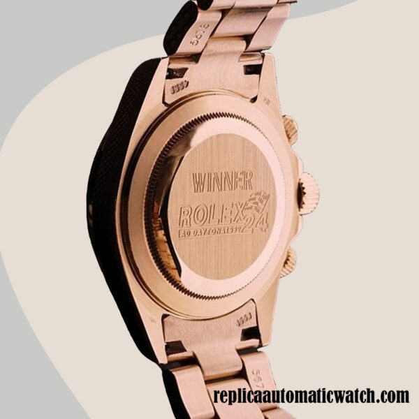 replica automatic Rolex Daytona Men's Mingzhu Engine Skeleton Limited Edition Skeleton Dial Rose Gold-tone - Image 4