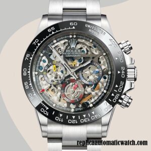 replica automatic Rolex Daytona Men's Skeleton Limited Edition Mingzhu Engine Automatic Skeleton Dial